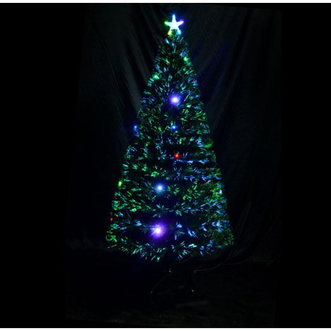 Sapin de Noël artificiel lumineux vert 120 cm