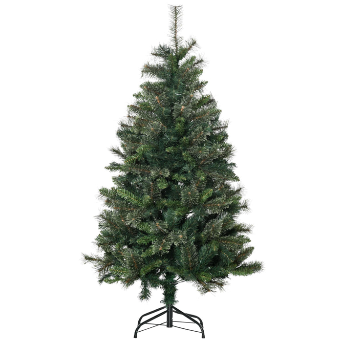 Sapin de Noël artificiel Ø 84 x 150H cm 665 branches épines imitation Nordmann grand réalisme vert