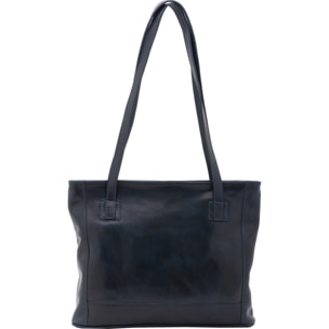 Borsa a spalla  da donna In Vera pelle Made in Italy 30x37x8 cm