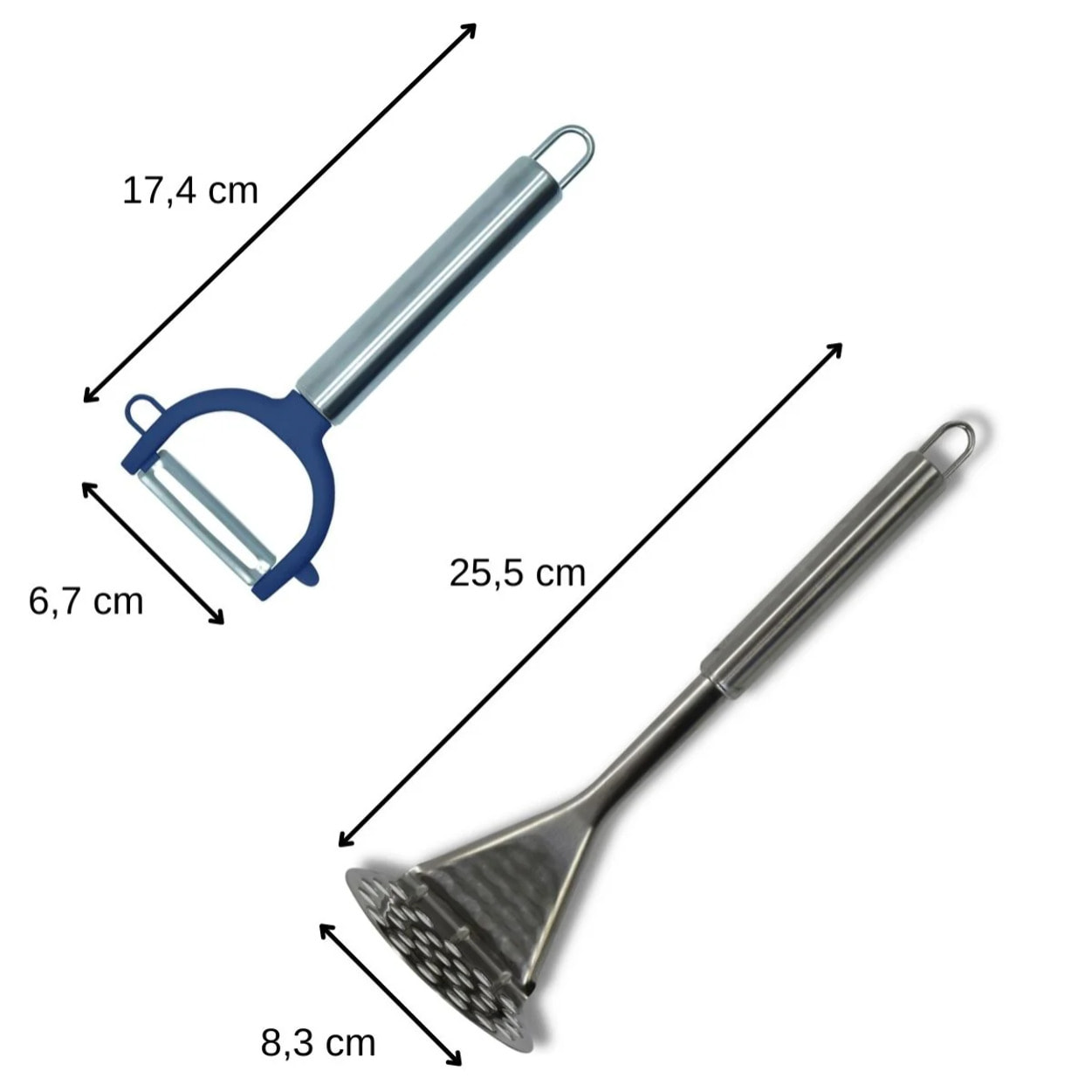 Ensemble de 2 ustensiles spécial purée Fackelmann Elemental