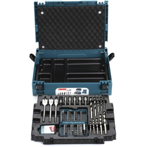 Coffret ensemble d'accessoires MAKITA 66 pièces en coffret MAK-PAC - B-43044