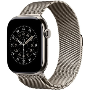 Bracelet APPLE 46 mm - S/M Milanais naturel