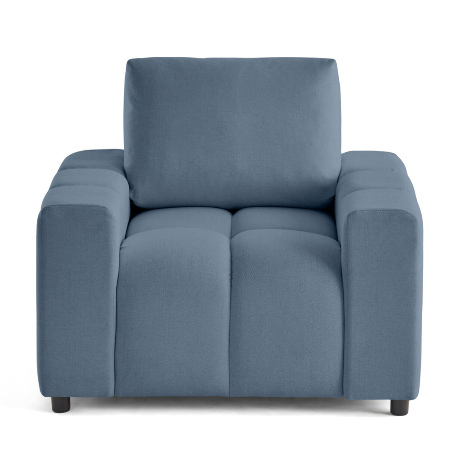 Crocus - fauteuil en tissu - Bleu