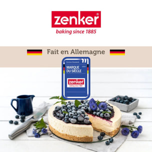 Moule à manqué à charnière fond en verre 26 cm Zenker Energy