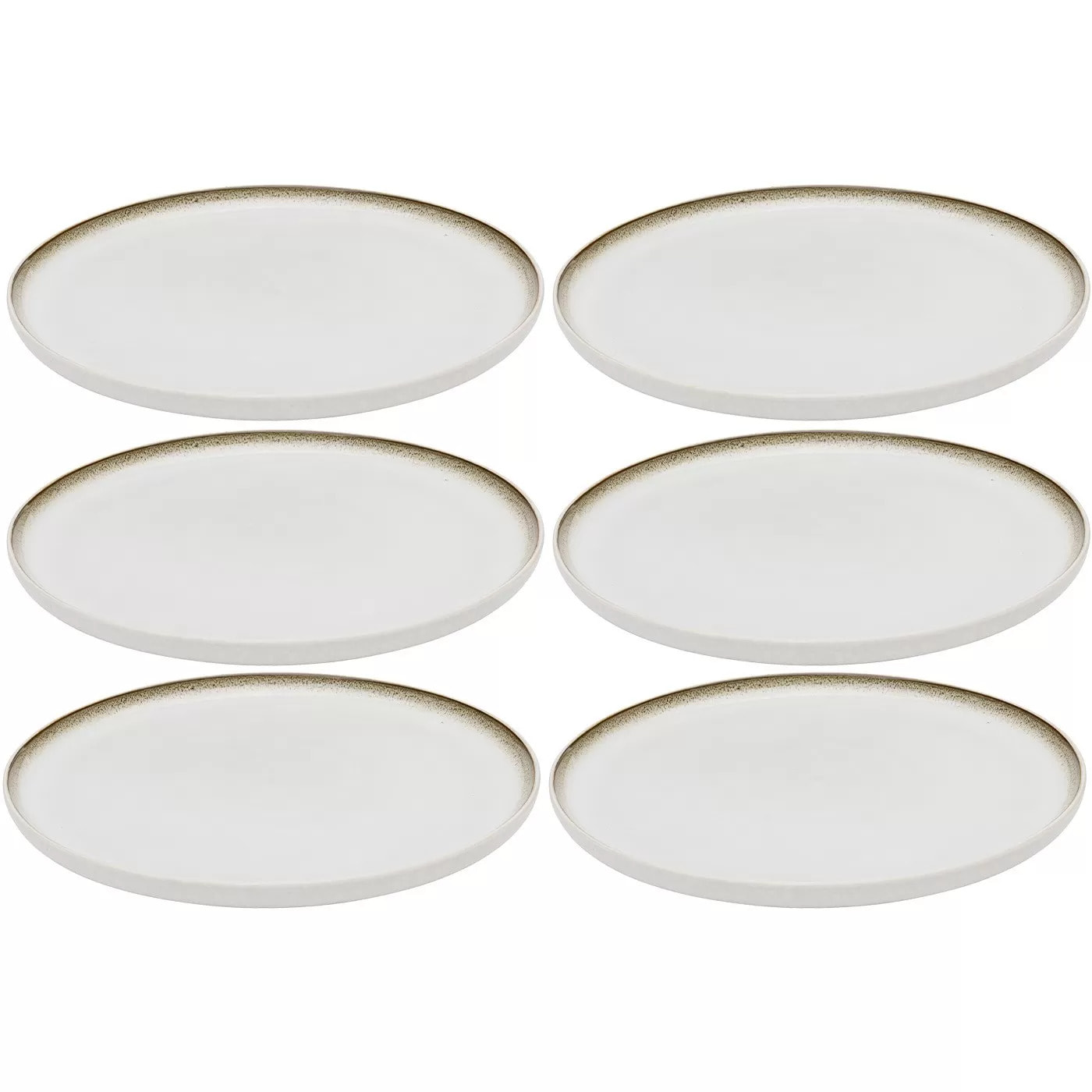 Assiettes Elio 21cm set de 6 Kare Design