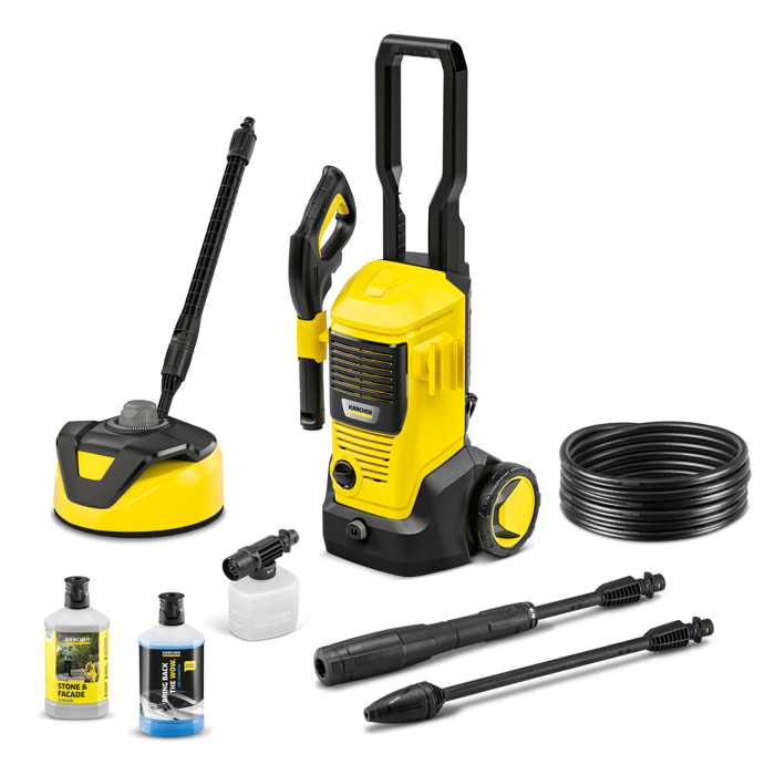 Nettoyeur haute pression Karcher K 5 FJ HOME - Pression 145 bar- Débit 500 l/h- canon à mousse- Kit Home inclus