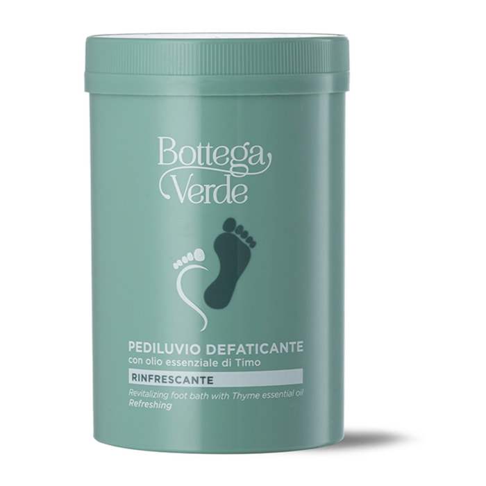 Pediluvio para pies cansados, con aceite esencial de Tomillo (250 g) - refrescante