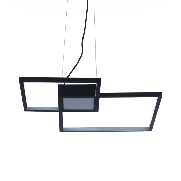 TOMASUCCI Lampadario SQUARE BLACK Nero