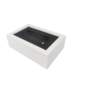 Cheminée de table décorative avec flamme simulée