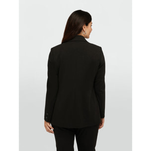 Fiorella Rubino - Blazer con bolsillos de parche - Negro