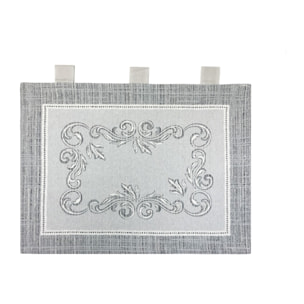 Copriforno Cucina Universale Cinigliato Copertura ProtezioneDecoarzione Forno Disegno Chiffon Grigio