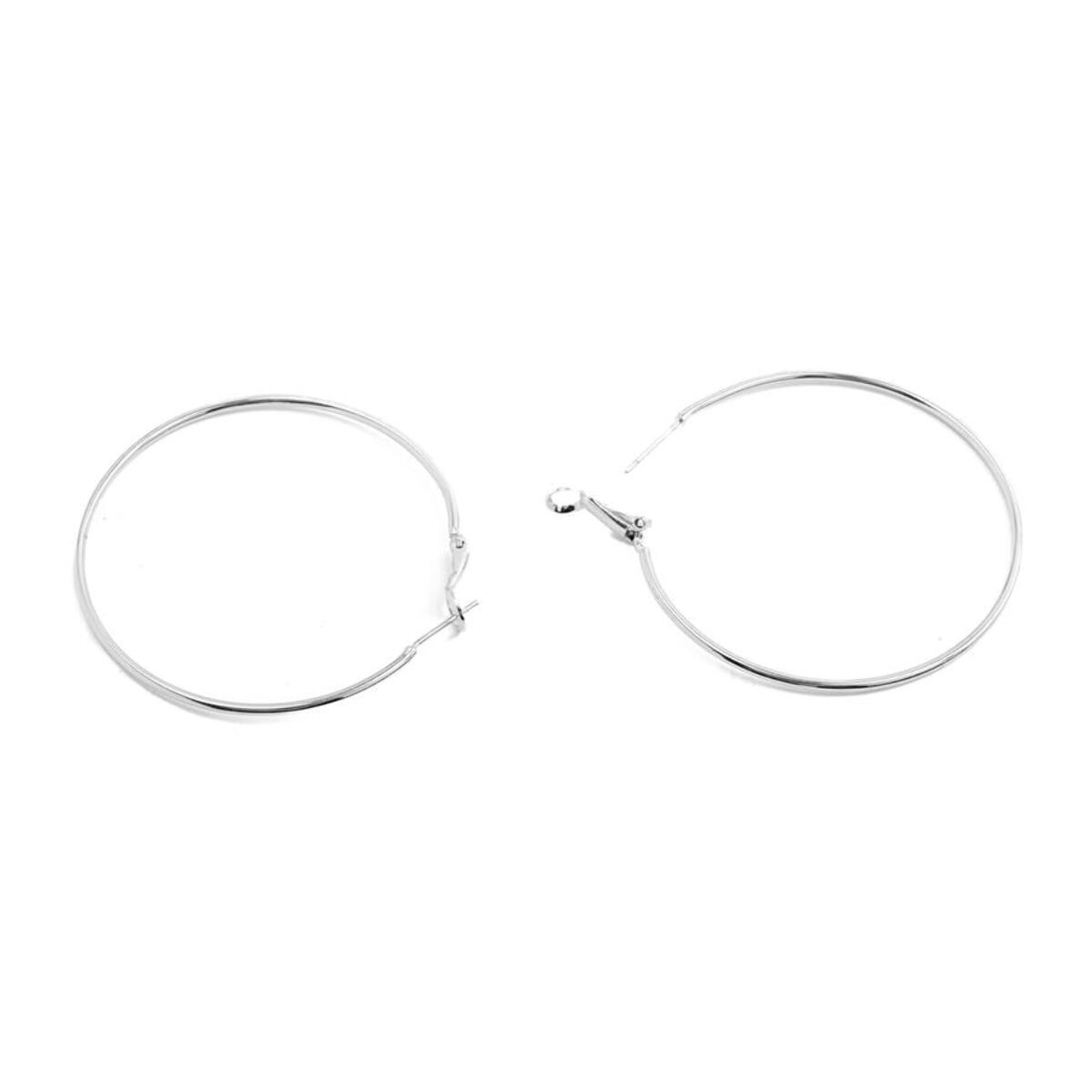 Pendientes Lux by Lux acabadoss en rodio