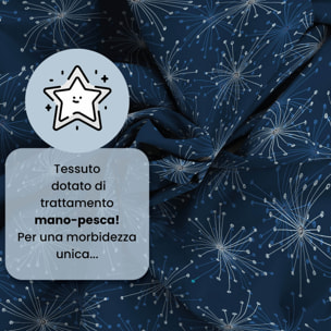 COMPLETO LETTO FASHION, 100% Microfibra, No Stiro - FIREWORKS