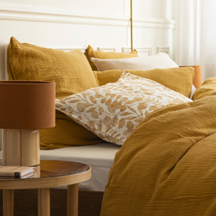 Taie d'oreiller en gaze de coton, SIMPLEMENT GAUFRÉ