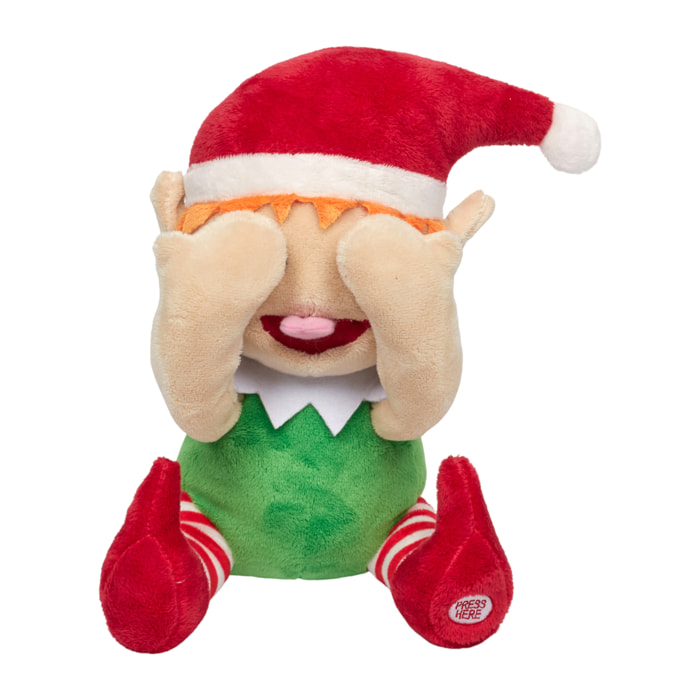 Peluche - JEUX 2 MOMES - Chanteur - A Piles - Vert et Beige