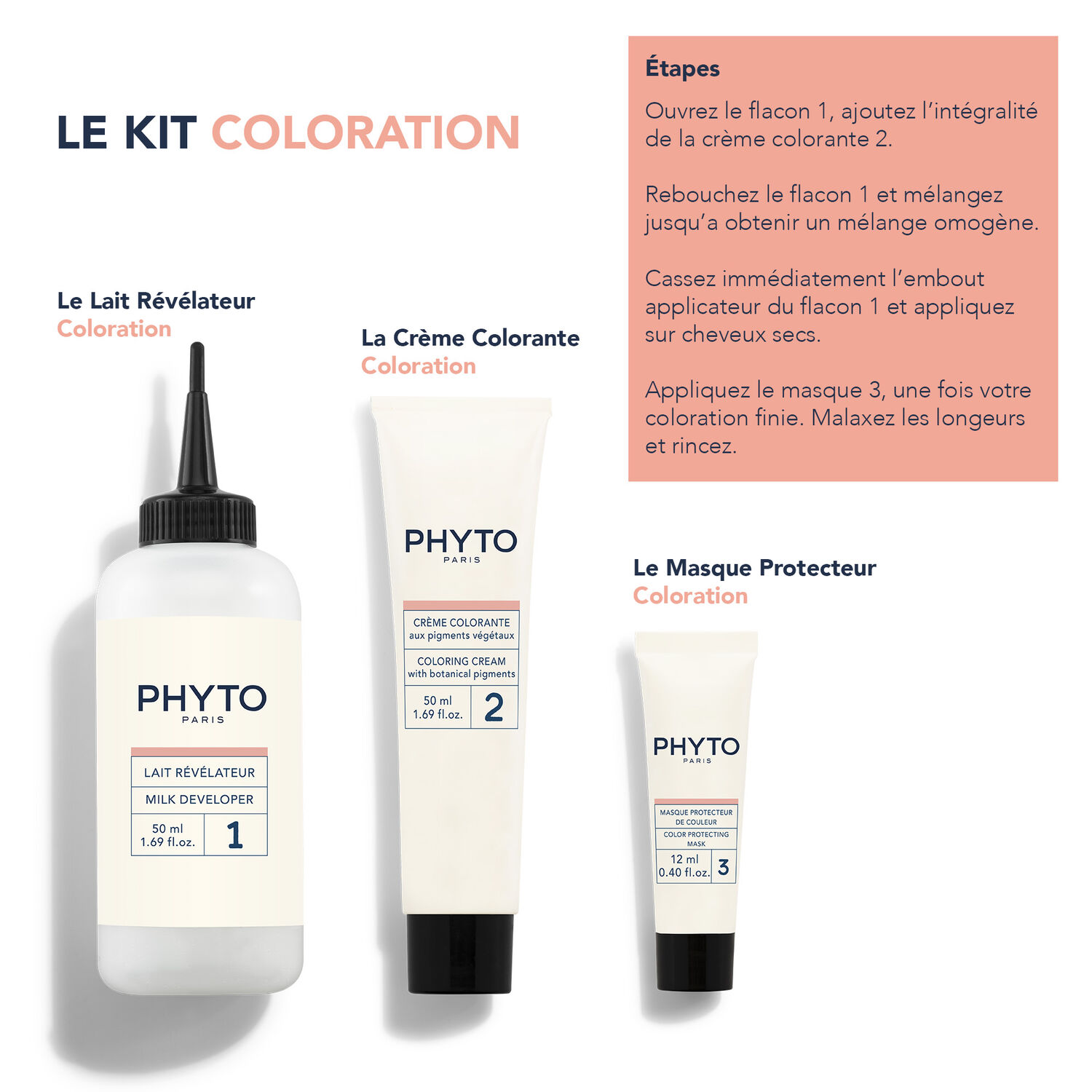 Coloration - 5.7 Châtain Clair Marron - Kit Coloration Permanente
