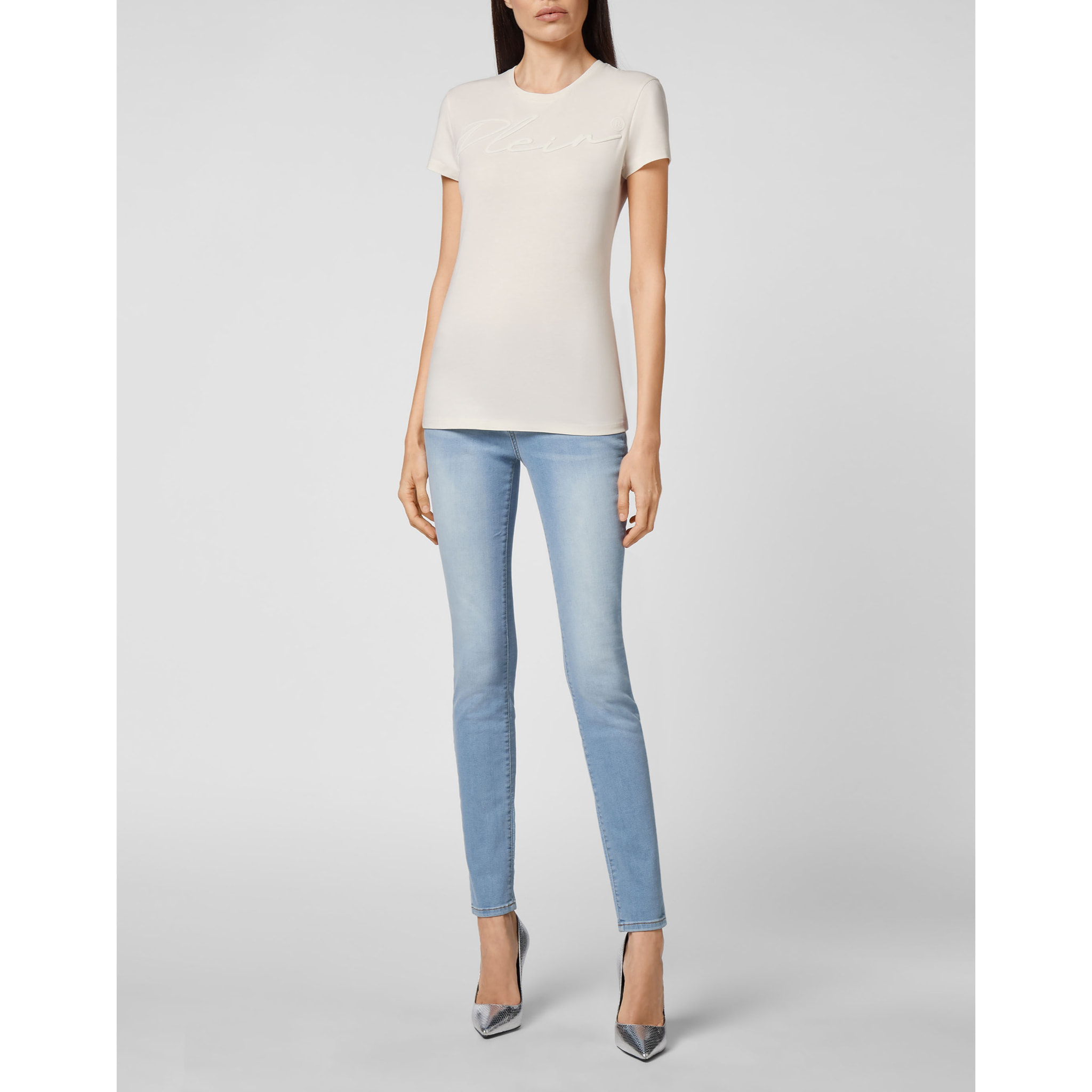 PHILIPP PLEIN T-Shirt Round Neck SIGNATURE