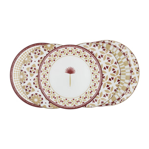 Lot de 6 petites assiettes, SABELA