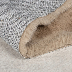 Tapis imitation fourrure lavable WAFFLE