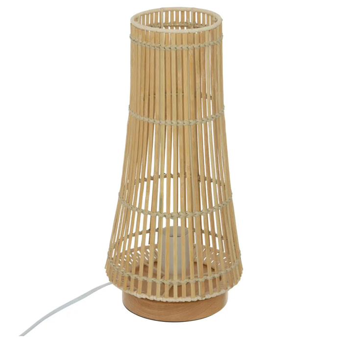 Lampe "Mahe" H38cm beige