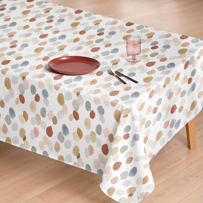 Nappe anti-taches JULES MULTICOLORE - en 100 % coton