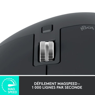 Souris sans fil LOGITECH MX Master 3s Graphite Ergonomique