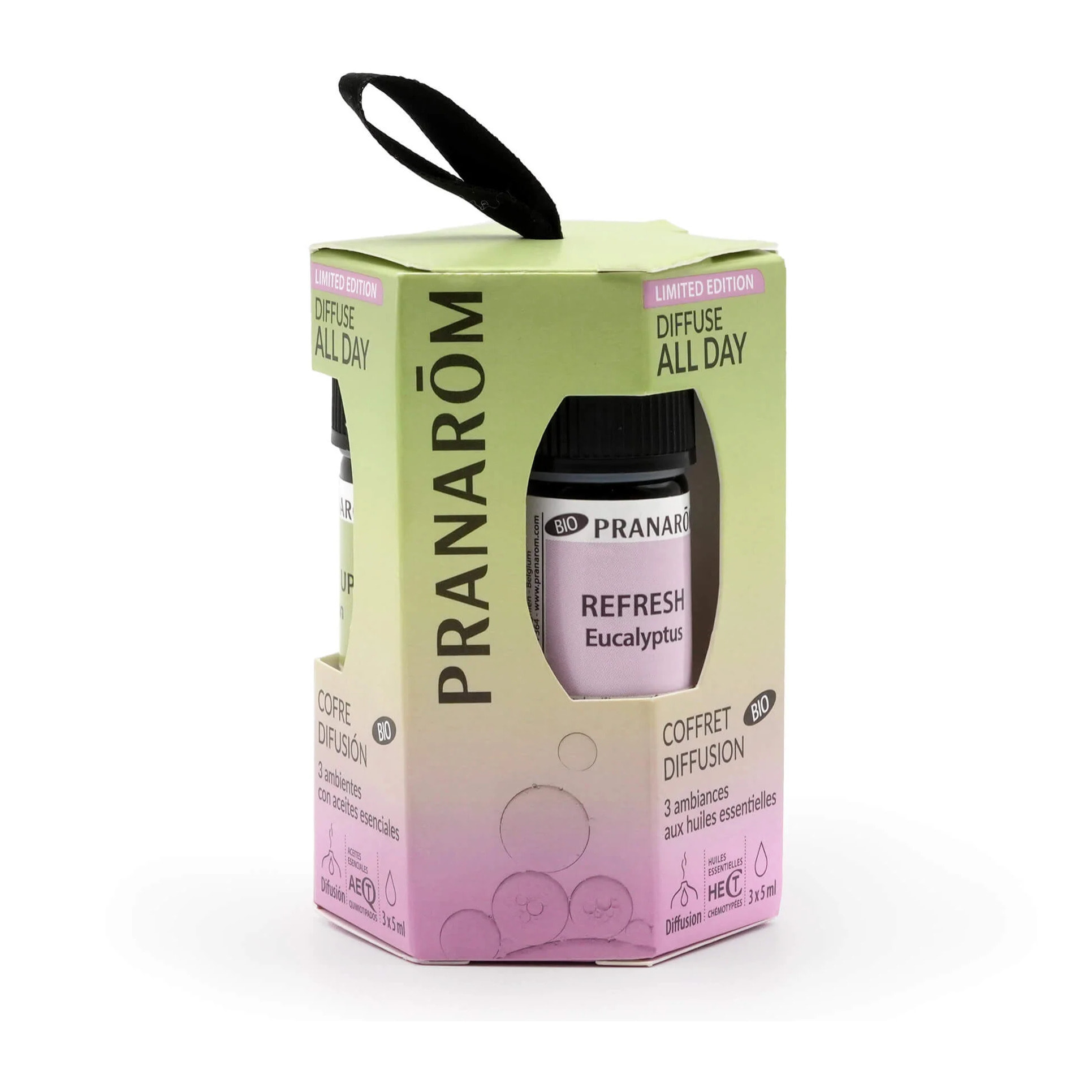 Pranarom - Coffret Diffuse All Day - Bio - 3x5ml