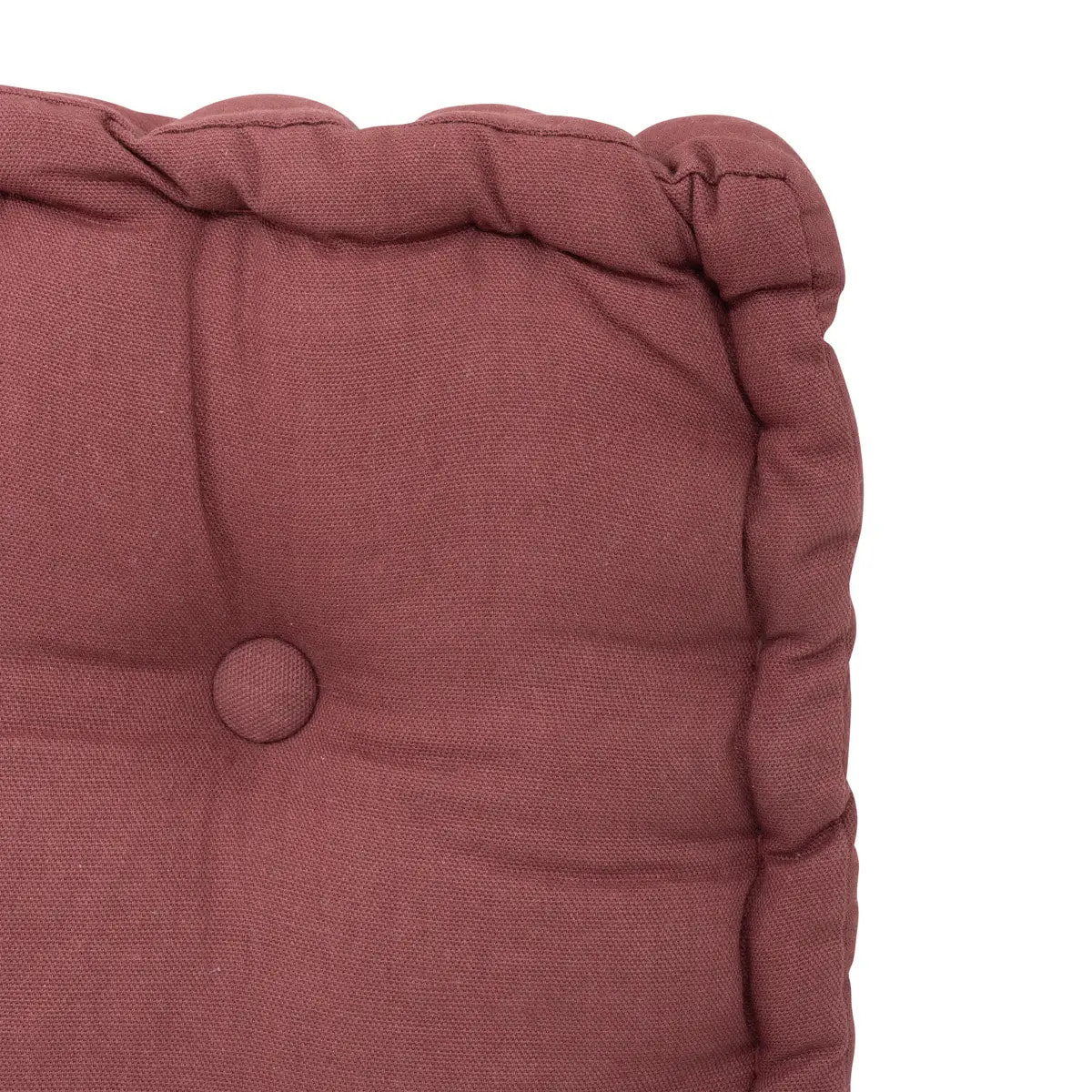 Coussin de sol "Anjali" prune 40x40cm