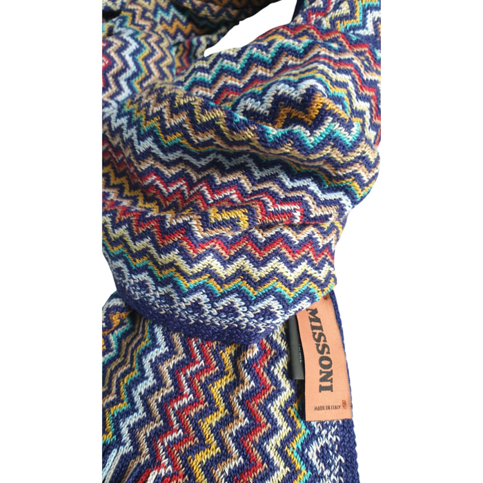 Sciarpa Unisex Missoni Blu SC39WMU8185003