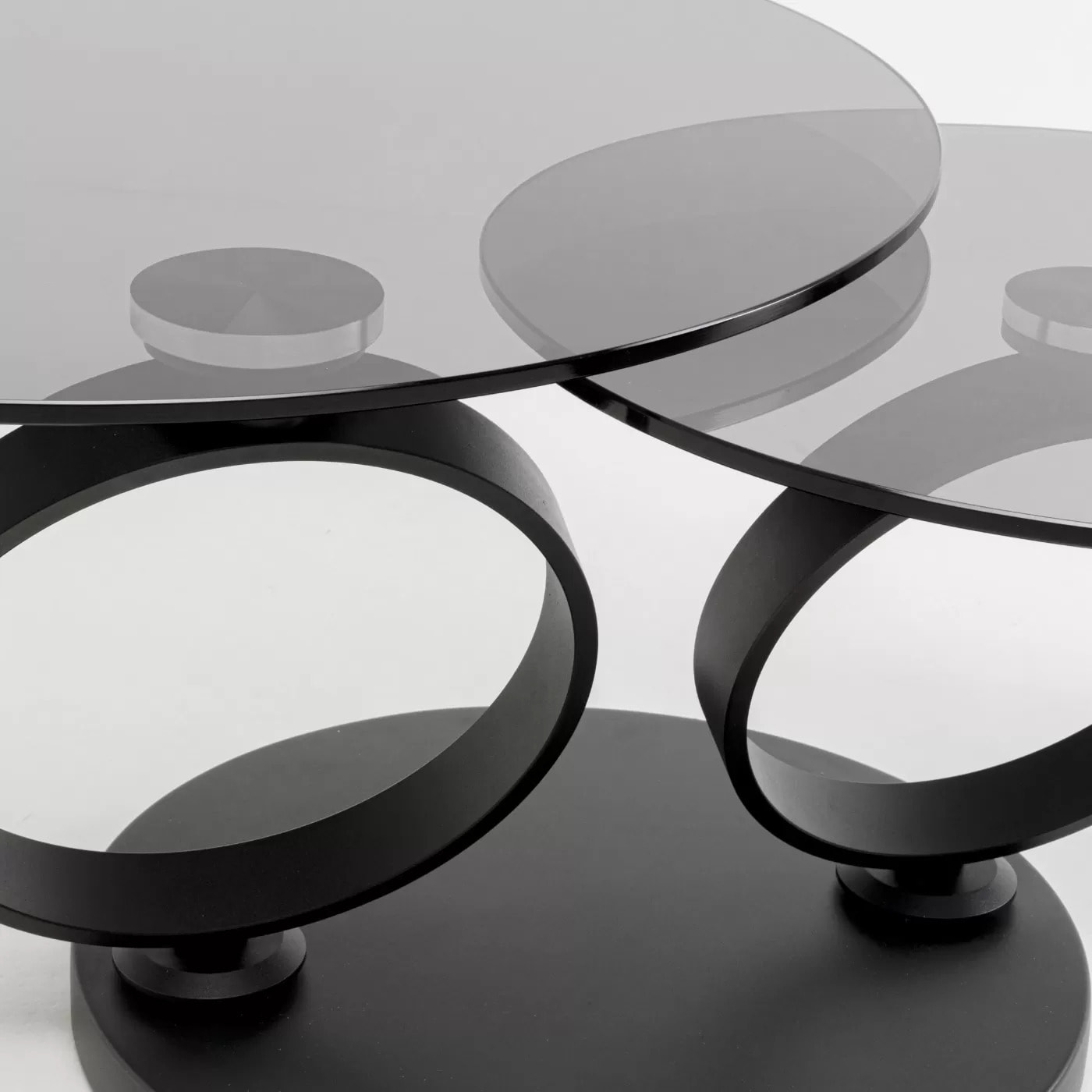 Table basse Beverly verre fumé Kare Design