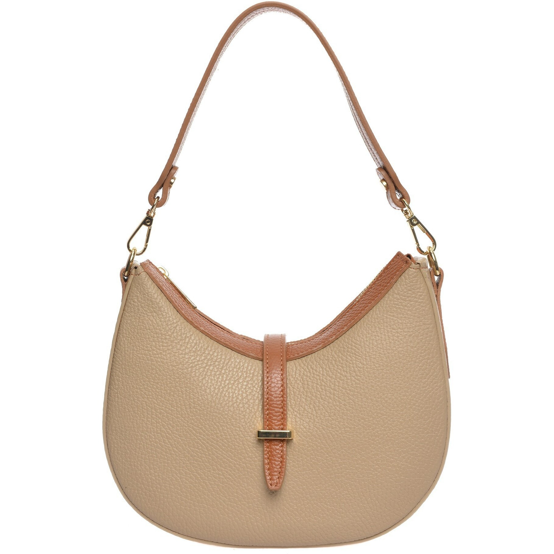 Borsa a spalla Anna Luchini Beige