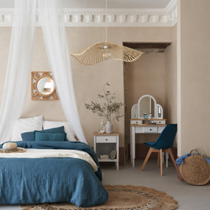 Suspension "Tess" - bambou et métal - D75 cm