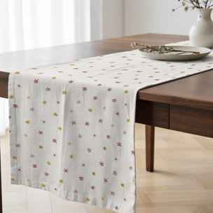 Chemin de table 100% coton Teyo 50x150 cm
