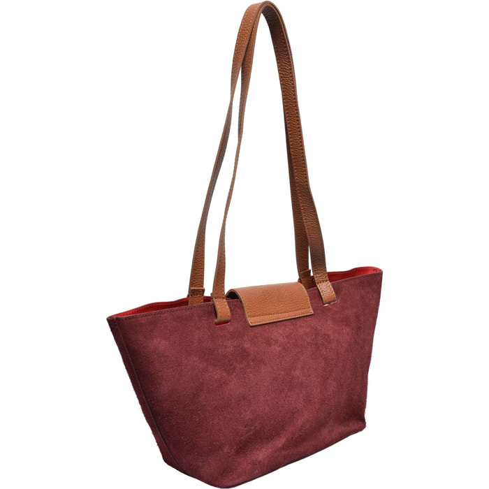 Tote Anna Luchini Bordeaux