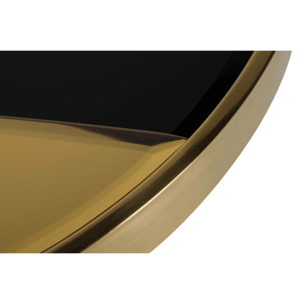 Mesa Auxiliar Acero Inoxidable Dorado 55x53x55 Cm