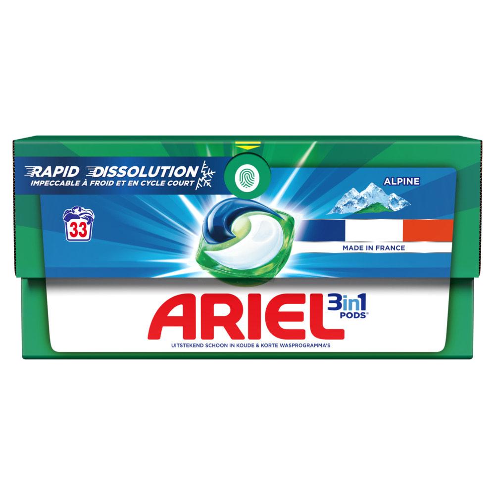 4x33 Pods Alpine, Lessive En Capsules Ariel