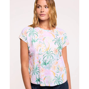 Camiseta Palmeras Multicolor - Triche