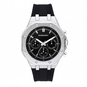 Reloj Radiant RA651704 Hombre Analogico Cuarzo con Correa de Silicona