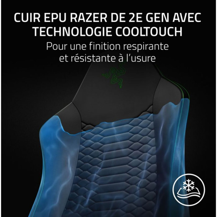 Chaise gaming RAZER Iskur V2 X NewGen Black/Green