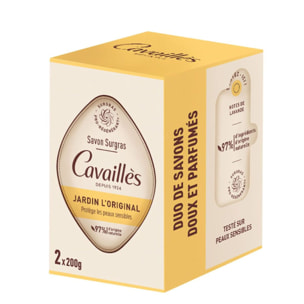 Jardin L'Original - Duo de Savon Surgras 2x200 g