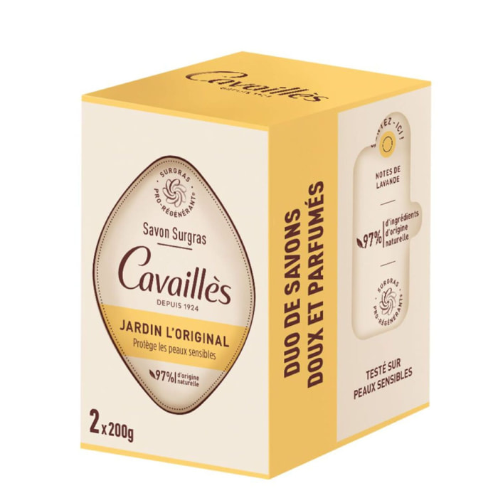 Jardin L'Original - Duo de Savon Surgras 2x200 g