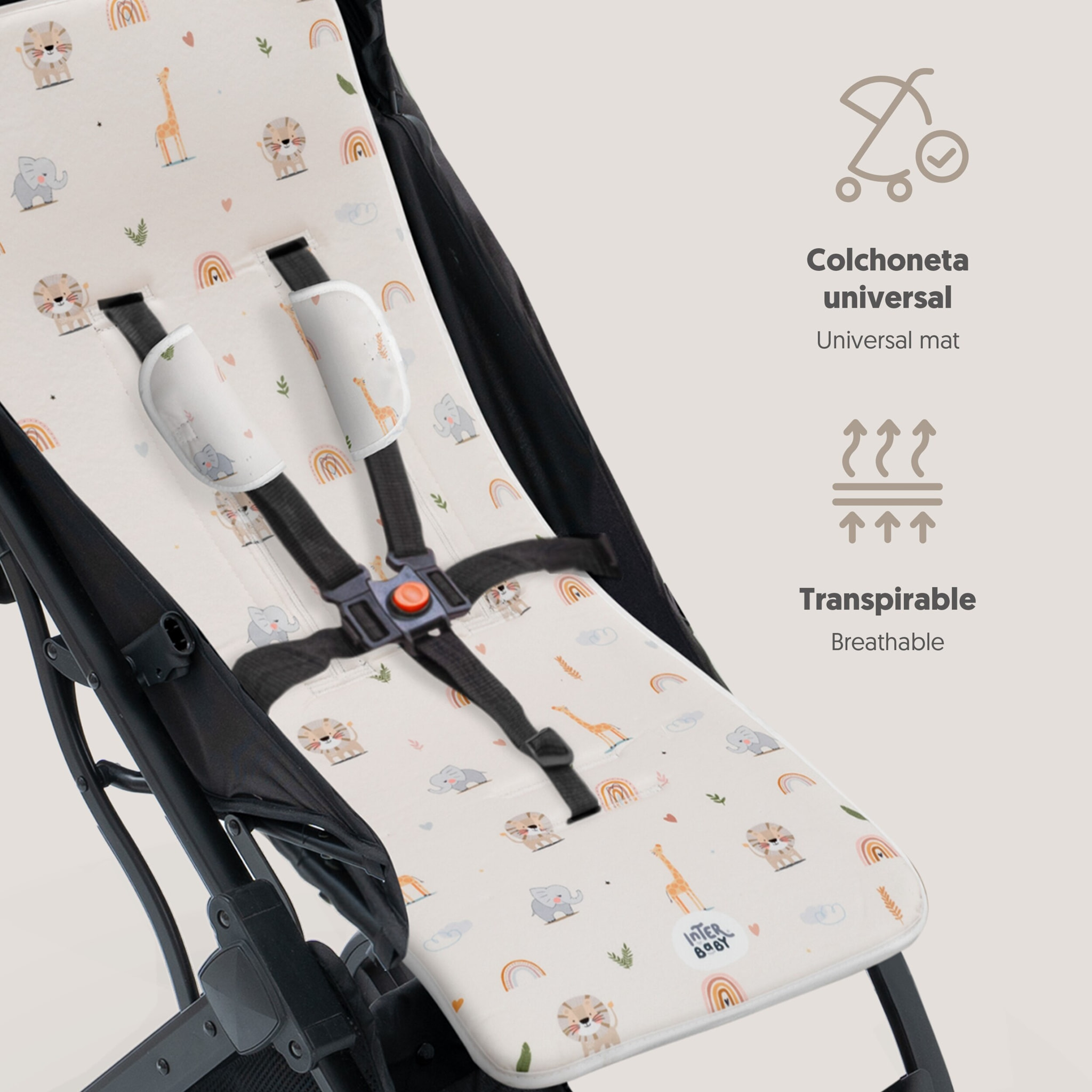 Colchoneta Modelo Safari Beig