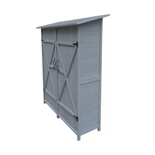 Armoire de jardin "Espacio" - 140 x 49 x 162 cm - Anthracite