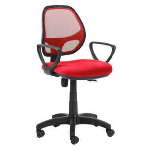 Silla de escritorio Bari Rojo