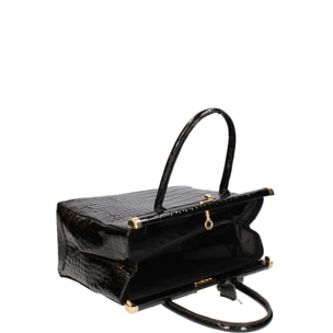 Borsa a mano da donna - Modello Delfina - Vera pelle - 32.0 x 28.0 x 15.0 cm