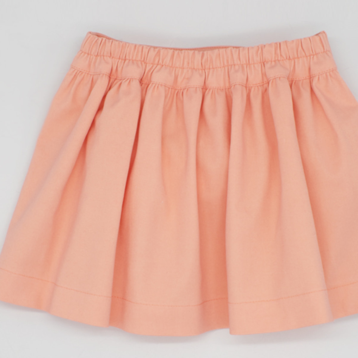 FALDA SARGA NARANJA CON CANESÚ