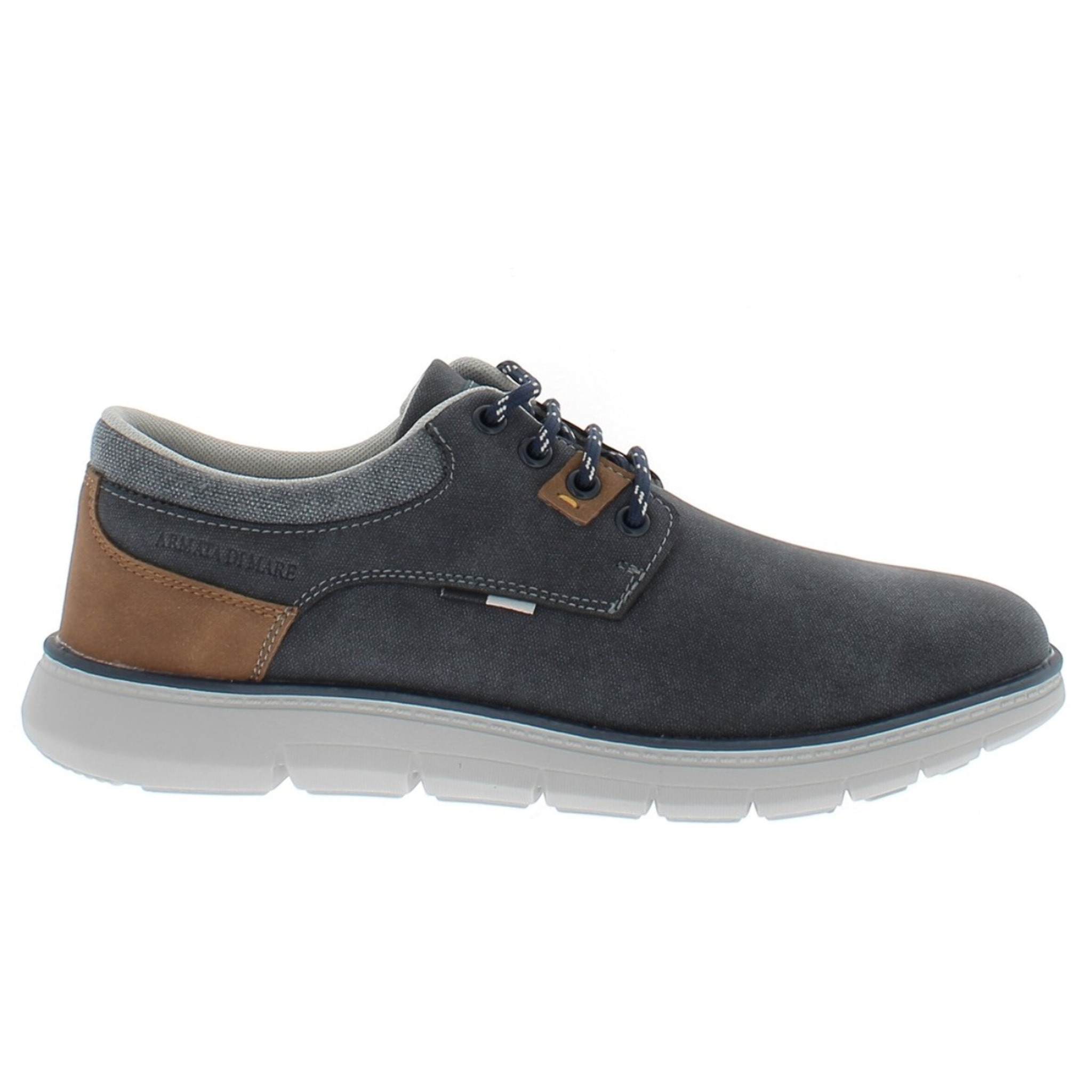 Armata di Mare Scarpe Uomo Scarponcino Casual Stringate con Soletta Rimovibile in Memory Foam AMU S25L710 Navy