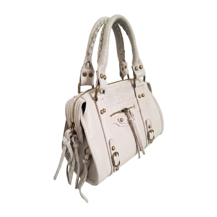 Borsa a spalla da donna - Modello Erisia - Vera pelle - 25.0 x 15.0 x 10.0 cm