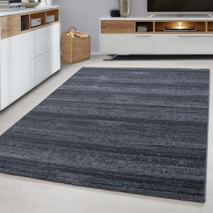 PLUS - Tapis uni à poils courts gris - PLU8000GRI