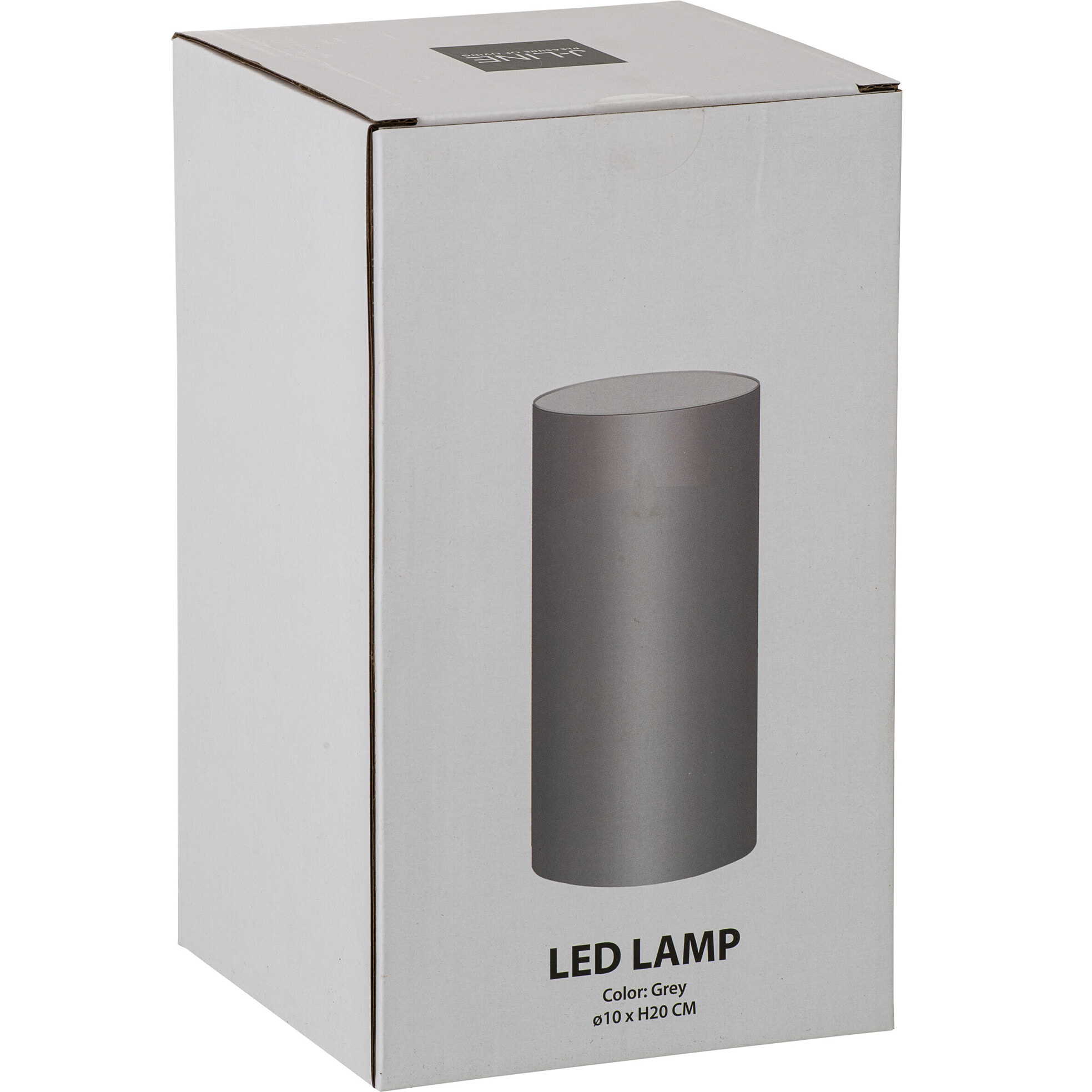J-Line lampe Brillante - verre - gris - medium - LED